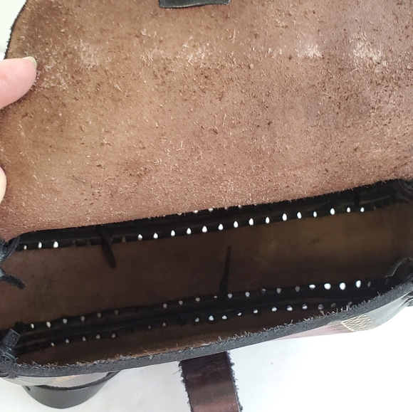 Authentic Aztec Art Real Leather Crossbody - Picture 13 of 16